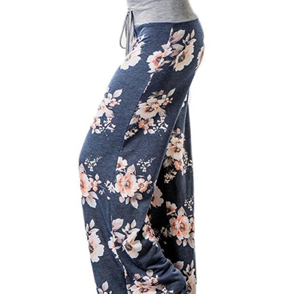 Floral Print Lounge Pants - Picture 3 of 6